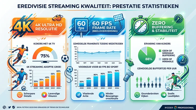 Infographic IPTV Nederland Eredivisie statistieken