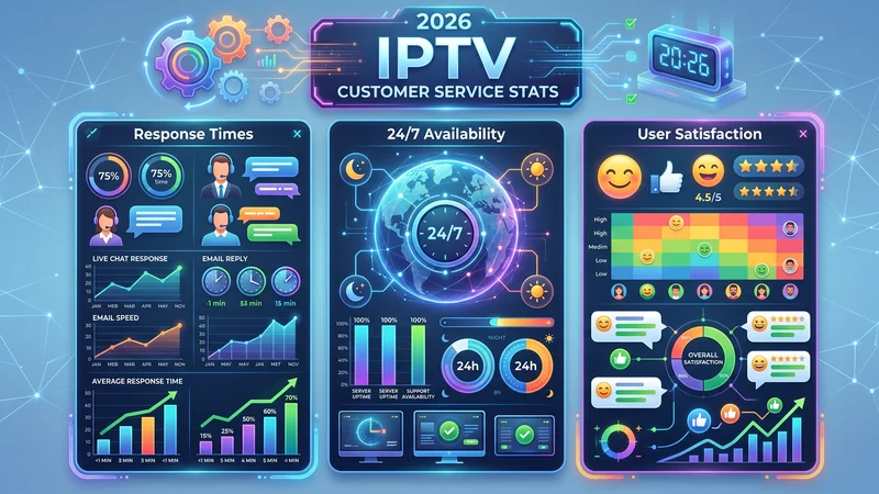 Infographic Beste IPTV klantenservice statistieken