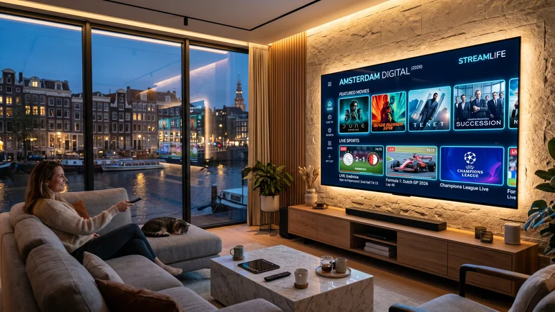 Beste IPTV Nederland interface en menu