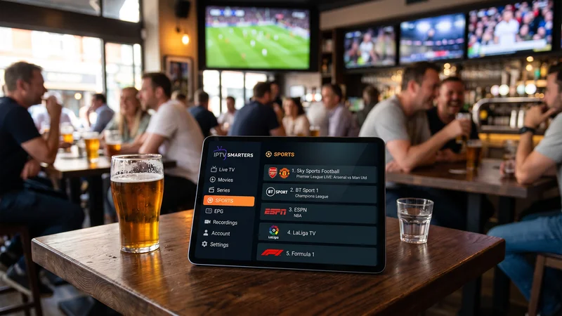 IPTV Nederland interface met IPTV Smarters