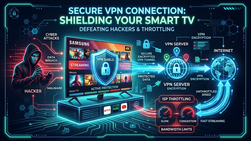 Infographic veilige IPTV Nederland verbinding