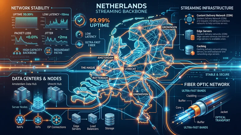 IPTV Smarters infographic netwerk stabiliteit