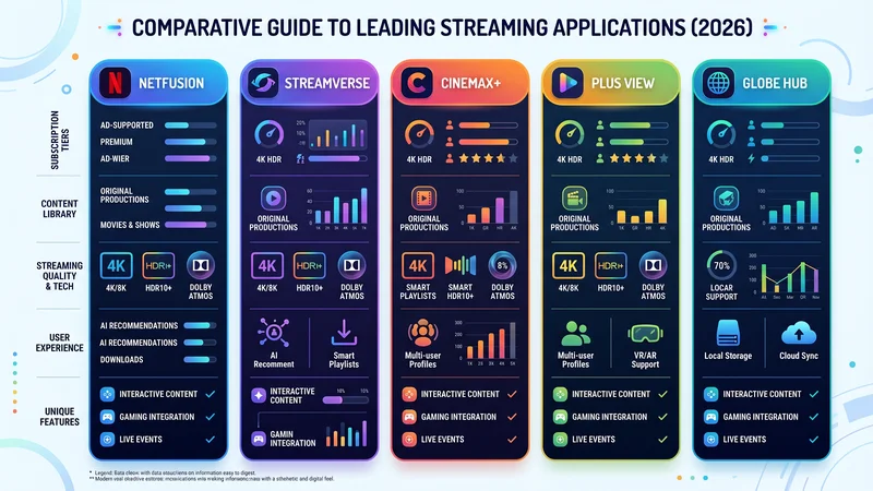 Infographic vergelijking IPTV Nederland apps